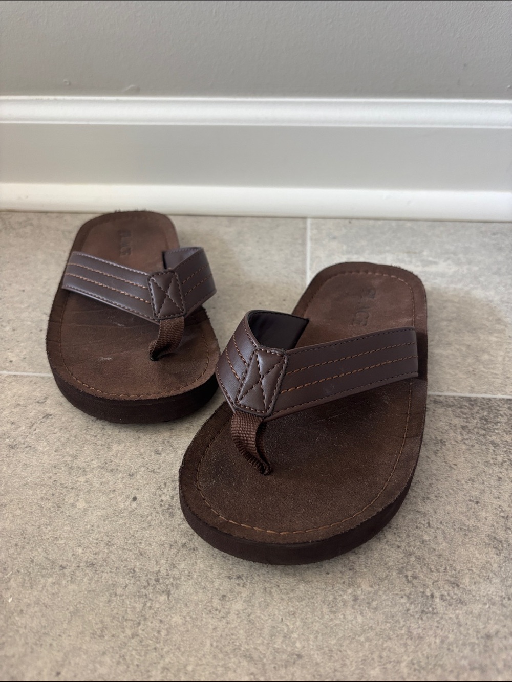 The Children's Place Brown Boys' Flip Flops Sandals